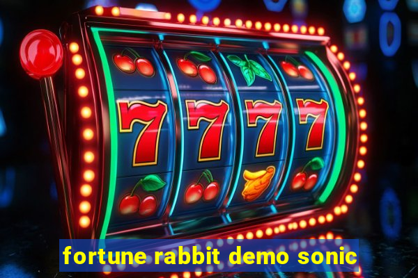 fortune rabbit demo sonic